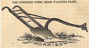 Morrison steel beam walking plow